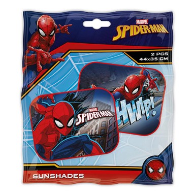 SEVEN Sjenilo za auto Spiderman bočni  44x35 cm, 2 kom multicolor
